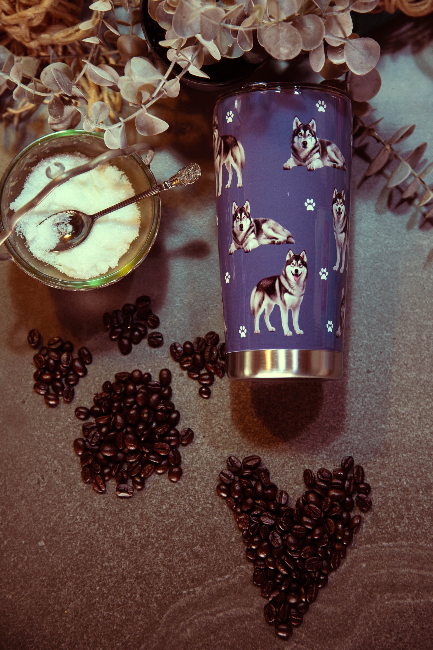 HUSKY 🐾 Sip in Style, Support a Rescue! 🐾 Insulated drinking cups