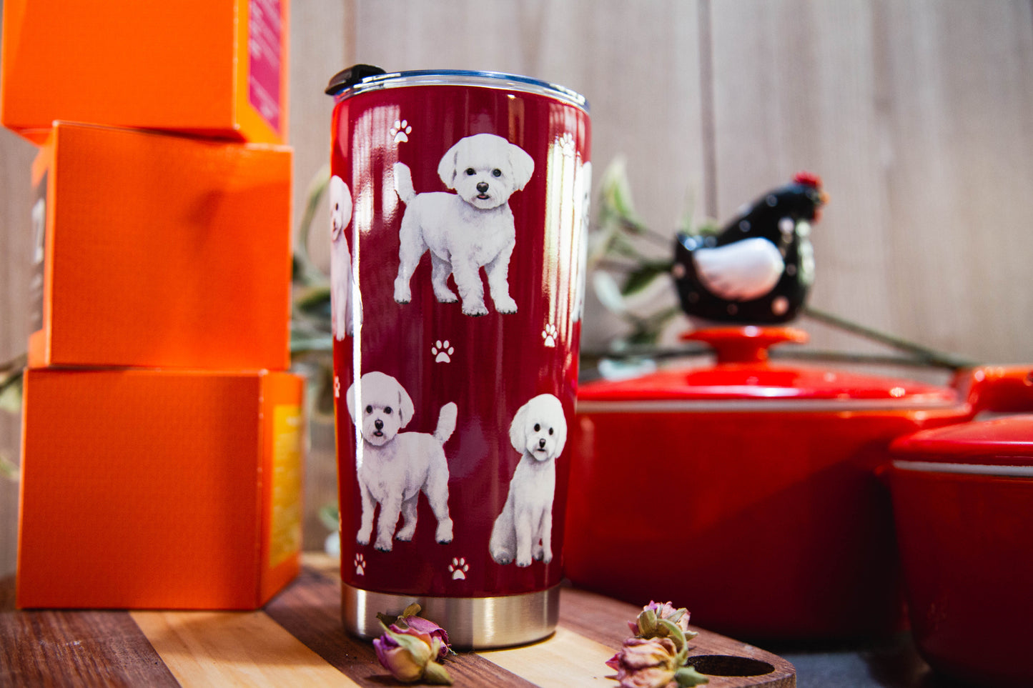 BISHON 🐾 Sip in Style, Support a Rescue! 🐾 Insulated drinking cups