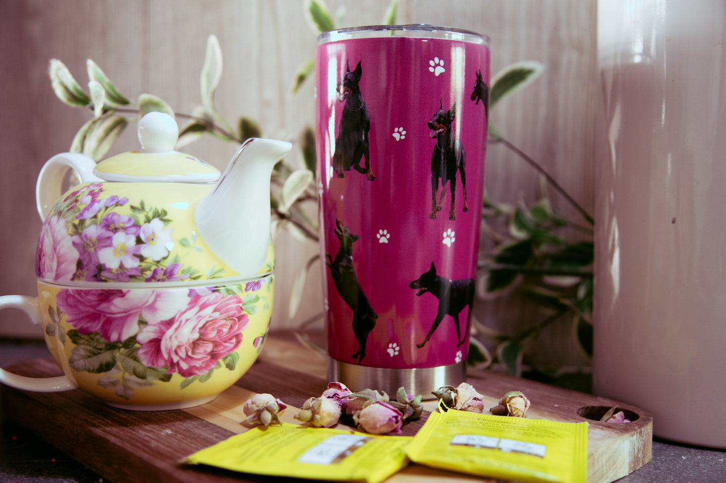 DOBERMAN 🐾 Sip in Style, Support a Rescue! 🐾 Insulated drinking cups