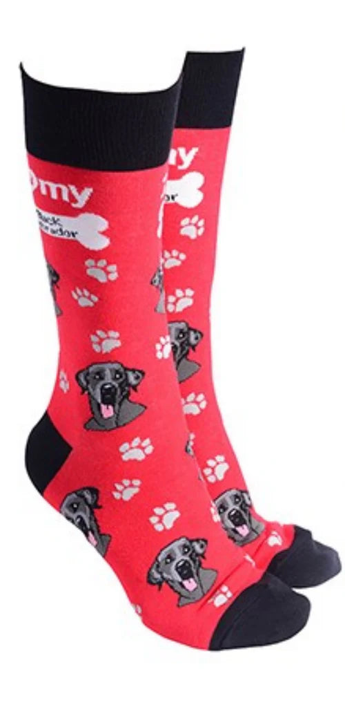 Black Labrador Socks