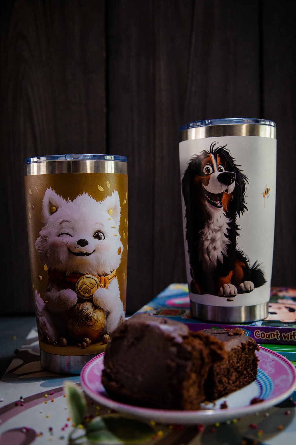 MALTESE (Cartoon) Dog Breed Insulated Drinking Cup