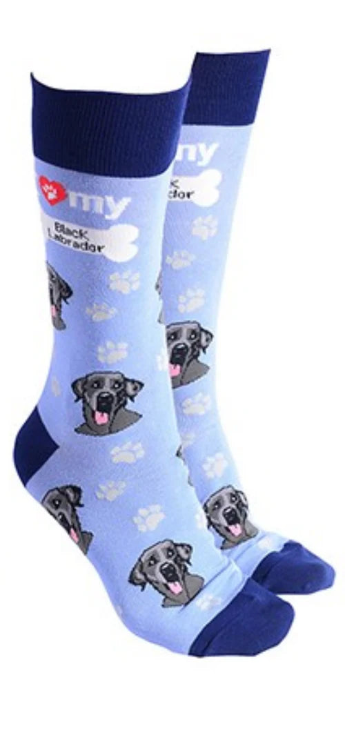 Black Labrador Socks