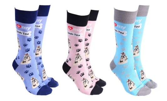 SEQ K9 Rescue Dog Society Shih Tzu Socks
